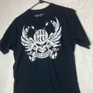 Hard Rock Orlando Black T-Shirt Men’s Size Medium